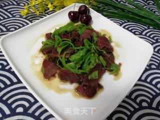 Stir-fried Beef with Green Pepper recipe