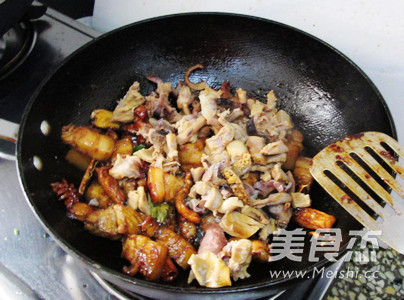 Braised Cuttlefish Head with Pork Belly recipe