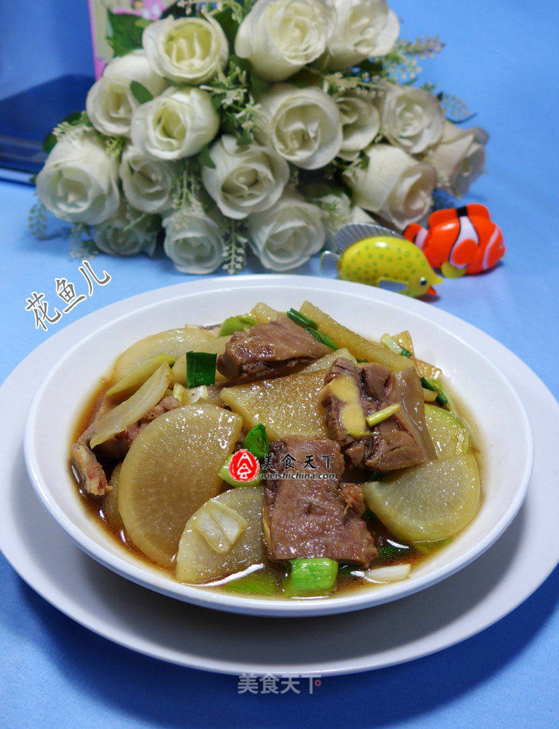 Lamb Stir-fried Radish recipe