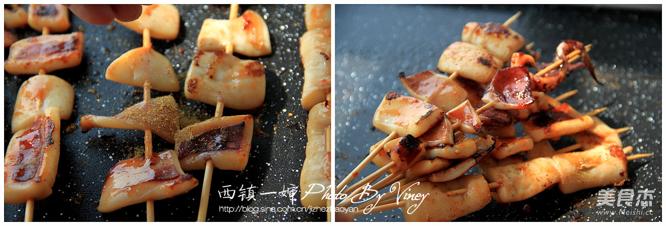 Squid Skewers recipe