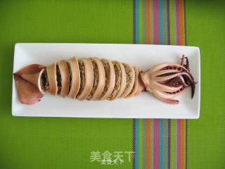 Stuffed Squid with Meat recipe