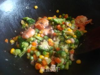 Calendula Colorful Shrimp recipe