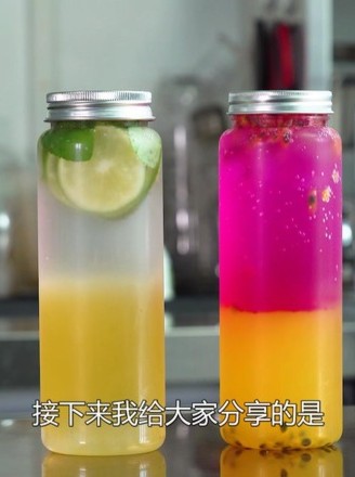 [fire Dragon Passion Bubble Tea] Tips for Layered Drinks recipe