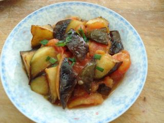 Grilled Eggplant with Tomatoes recipe