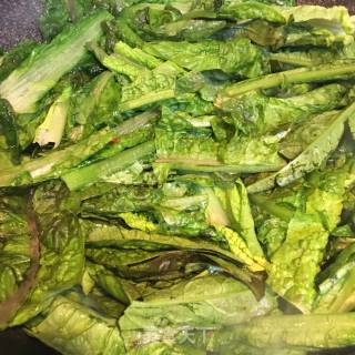 Garlic Lettuce Leaves recipe