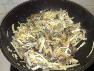 [plain Happiness] Stewed Mushrooms with Cabbage recipe