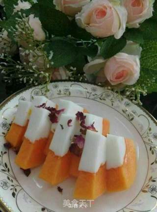 Papaya Coconut Milk Jelly recipe