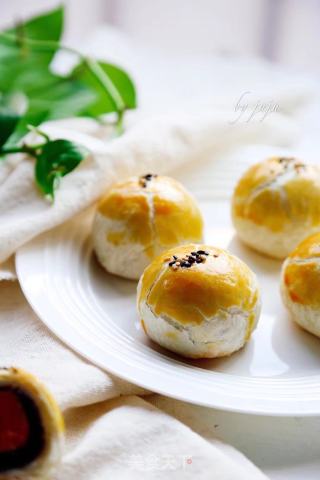 #四sessional Baking Contest and is Love to Eat Festival#egg Yolk Pastry recipe