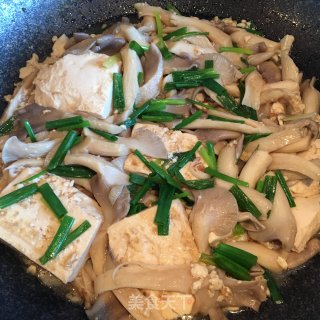 Braised Tofu with Mushrooms recipe