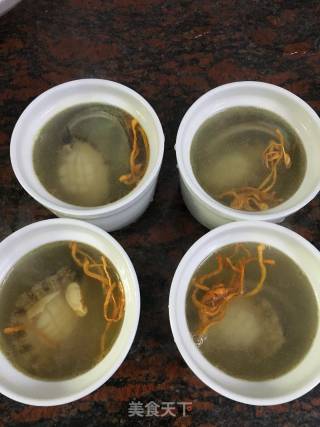 Stewed Abalone with Cordyceps Flower and American Ginseng recipe