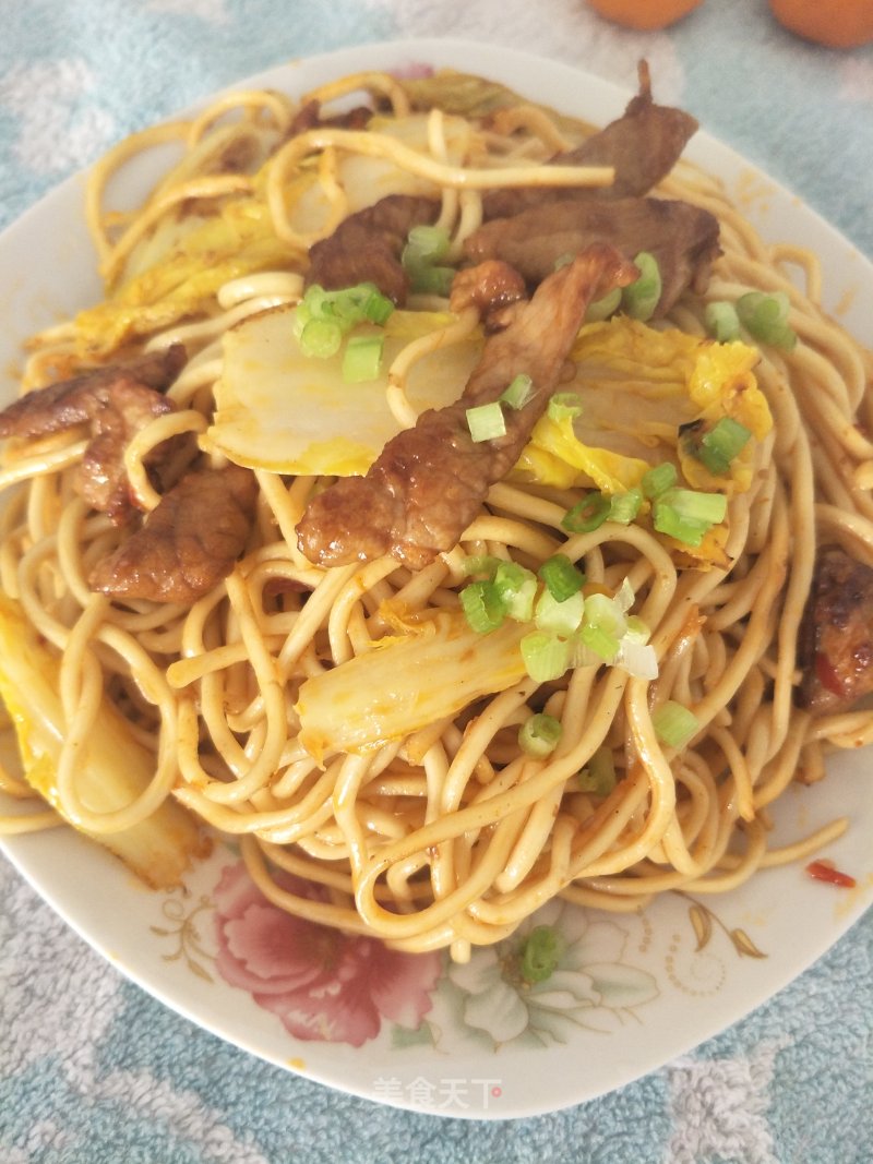 Fried Noodles with Lean Pork recipe