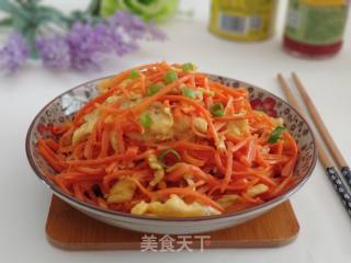 Scrambled Eggs with Carrots recipe