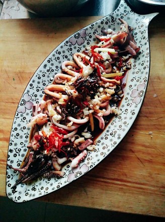 Oil Splashed Squid recipe
