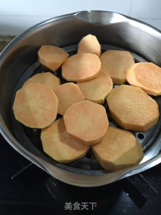 Baked Sweet Potato with Cheese recipe