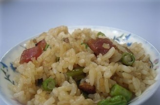 Fried Rice with Fried Sausage