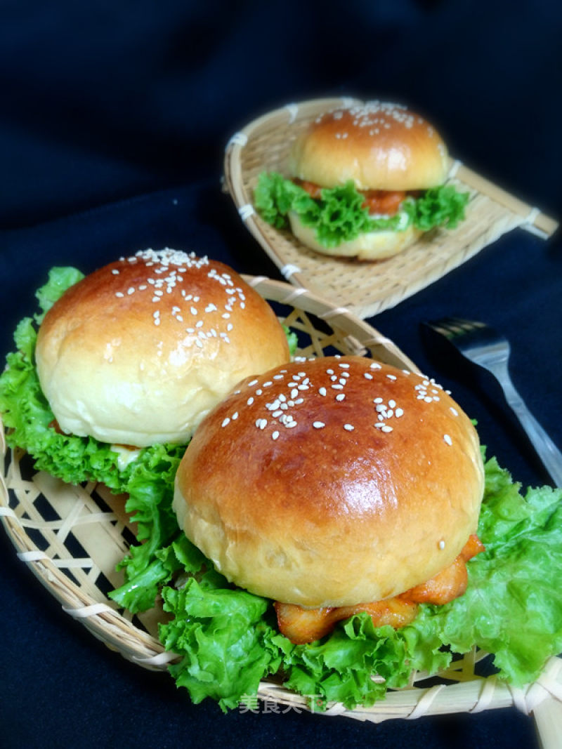 New Orleans Chicken Drumstick Burger recipe