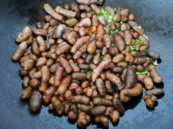 Fried Yam Beans recipe