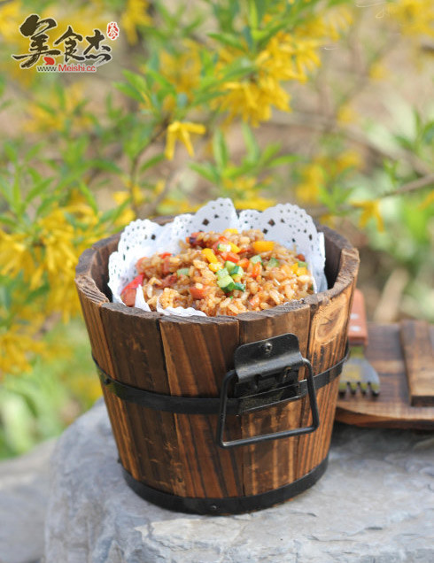 Soy Sauce Fried Rice recipe