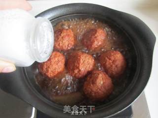 Meat Ball with Soy Sauce recipe