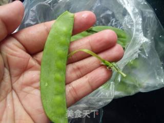 Stir-fried Marinated Peas recipe