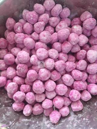 Dragon Fruit Taro Balls recipe
