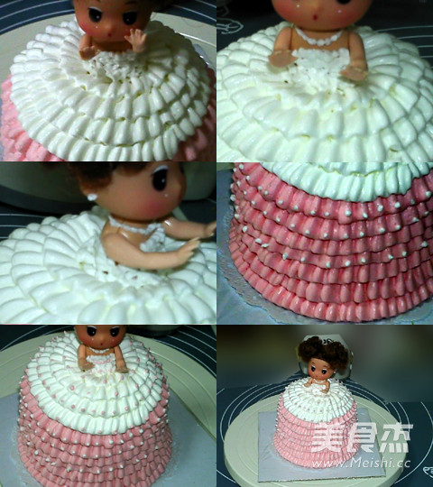 Decorated Cake: Lace Little Princess recipe