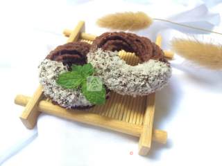 #aca Baking明星大赛#chocolate Ring recipe