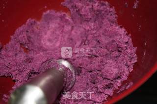 Purple Temptation-purple Sweet Potato Hair Cake recipe