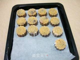 Practice Your Hands to Make Moon Cakes-rose Bean Paste Moon Cakes recipe