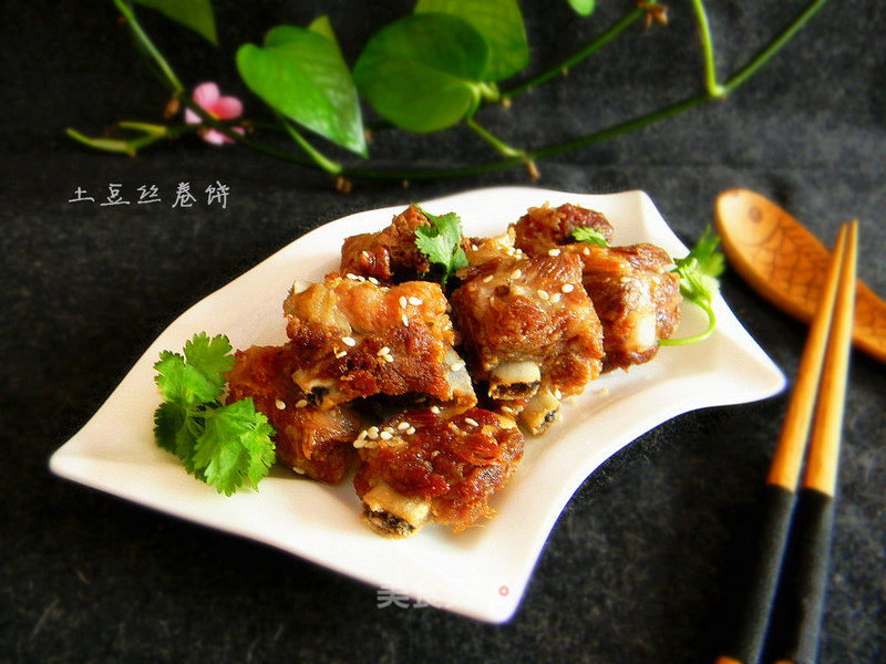 Fried Pork Ribs recipe
