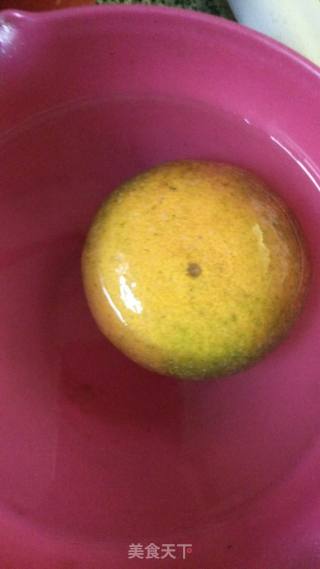 Garlic Water and Fried Oranges recipe
