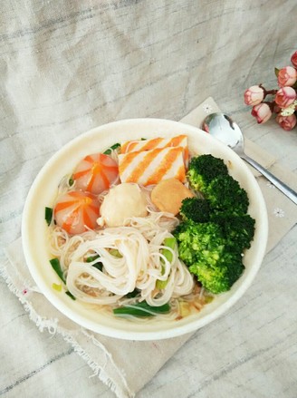 Scallion Rice Noodle Soup