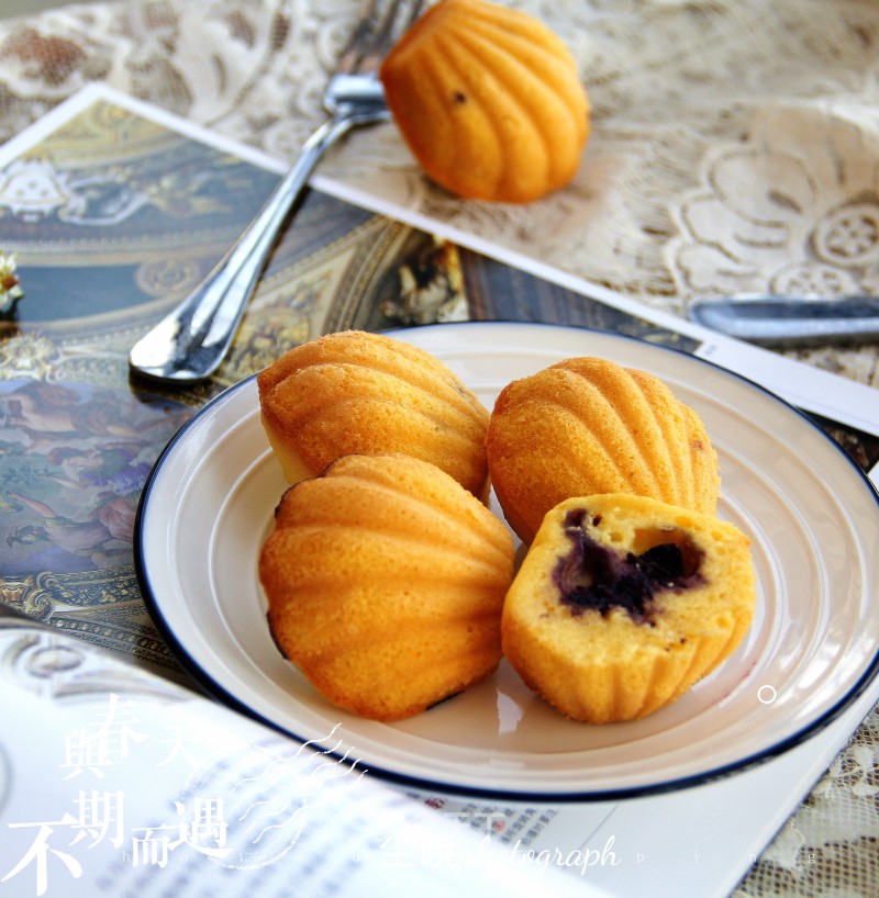 Stir-fried Blueberry Madeleine recipe