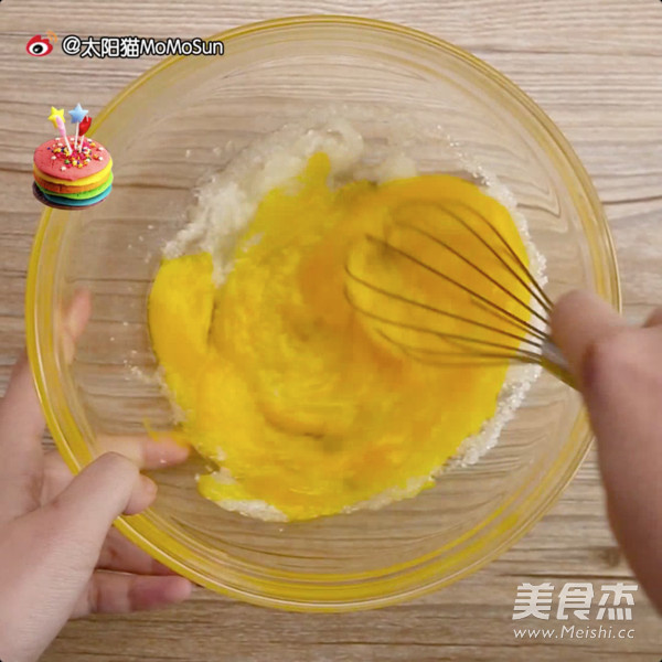 Rainbow Muffin｜sun Cat Breakfast recipe