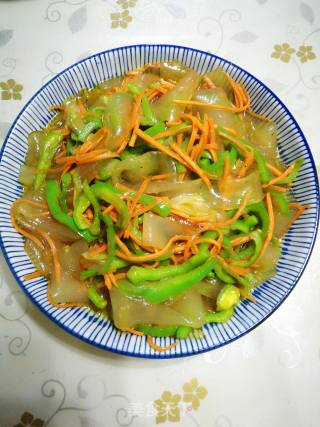 Vegetarian Stir-fried Crystal Peel recipe