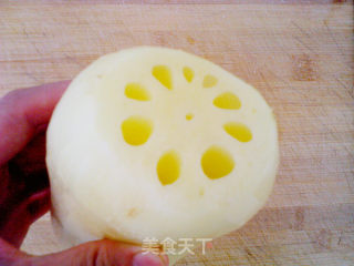 Red Lotus Root Slices recipe