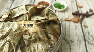 Lotus Leaf Glutinous Pork Ribs丨large Mouth Conch recipe