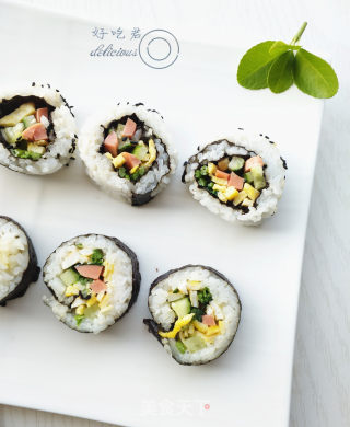 Spinach Double Sushi recipe