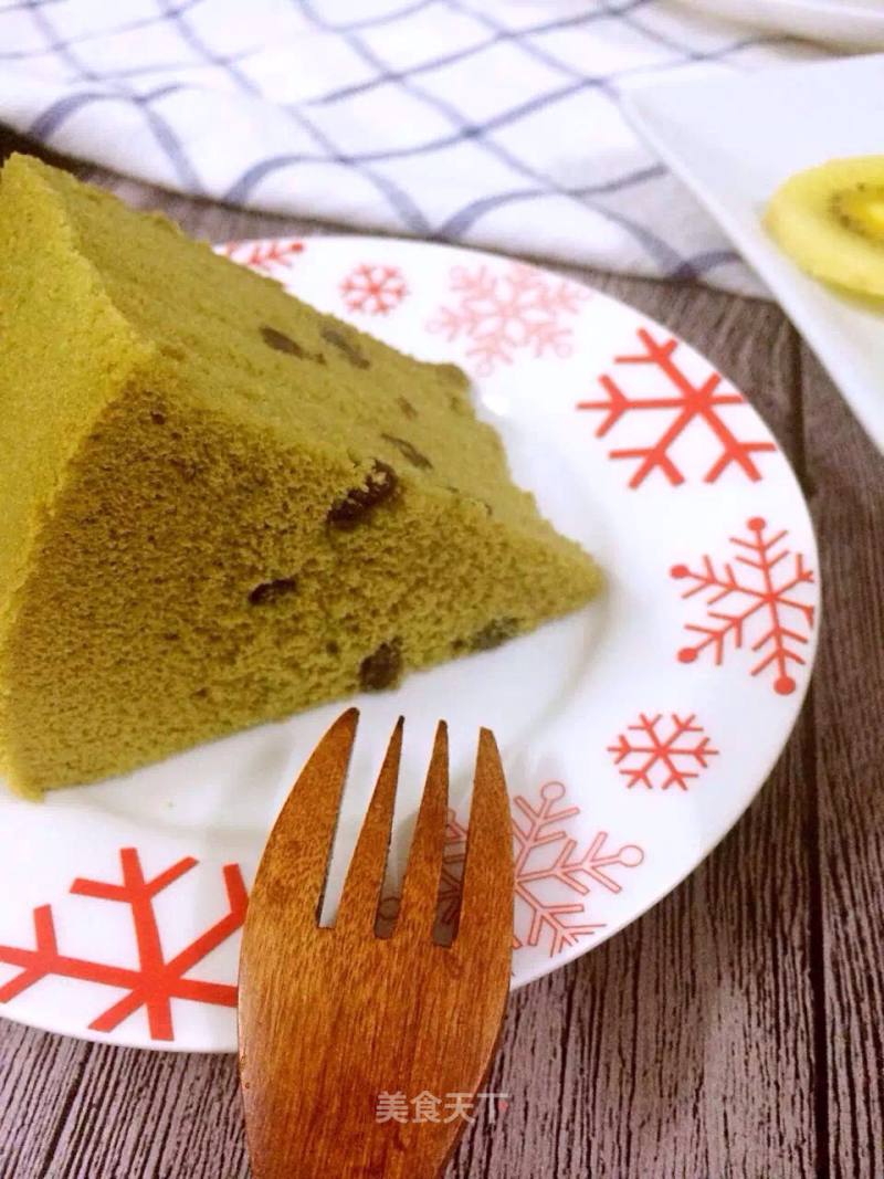 Matcha Red Bean Chiffon Cake recipe