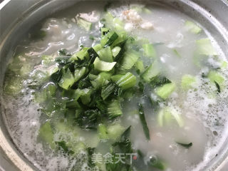 Congee with Taro and Vegetables recipe