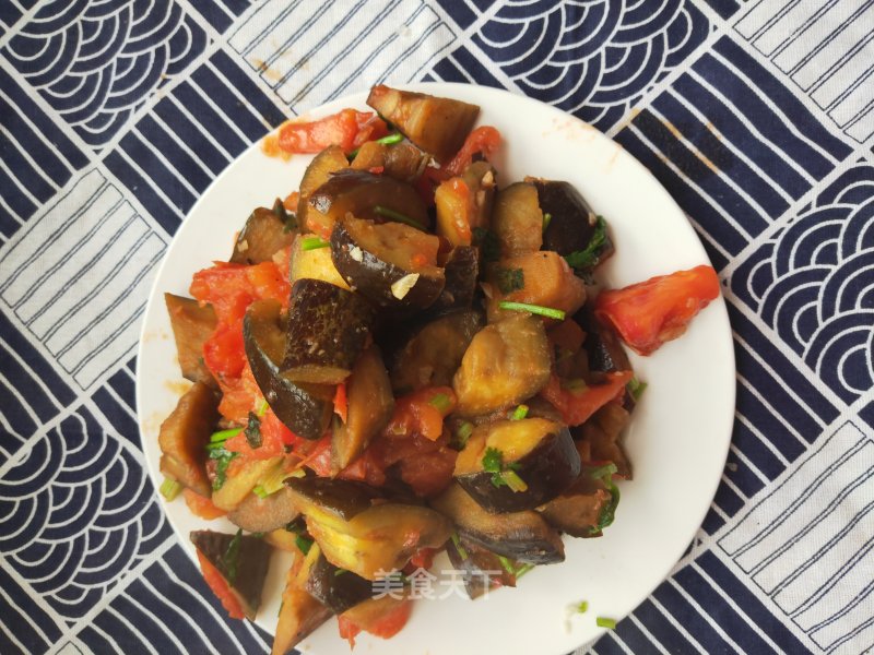 Sweet and Sour and Refreshing Tomato Fried Eggplant|super Delicious Meal recipe