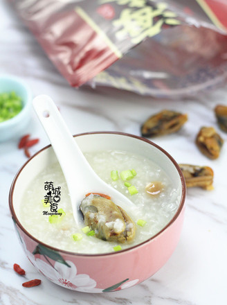 Lean Pork Congee with Mussels and Scallops recipe