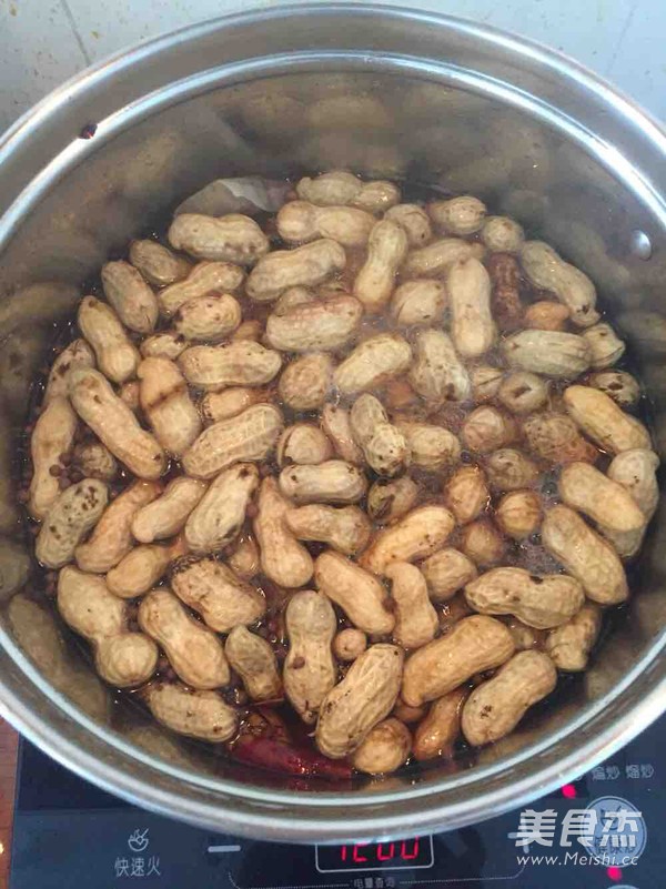 Spiced Braised Peanuts recipe