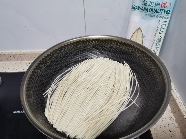 Shrimp and Duck Egg Noodle recipe