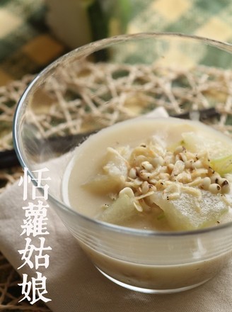 White Soup with Shrimp Skin and Winter Melon recipe