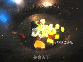 Small Stir-fried Three-color recipe