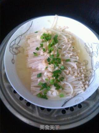 Steamed Enoki Mushroom recipe