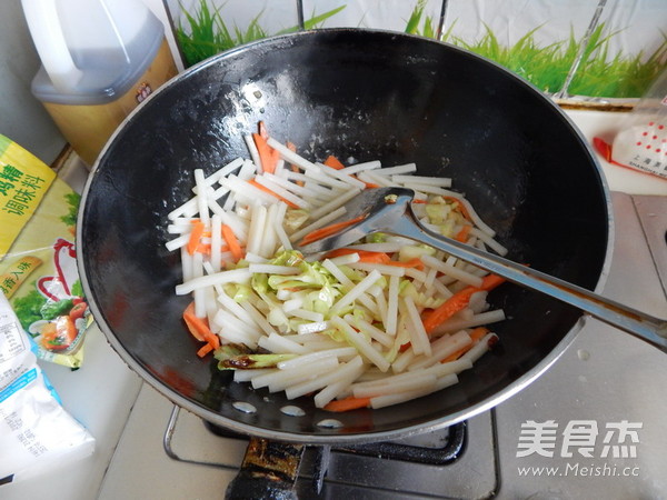 Fried Rice Cakes with Spicy Oil recipe