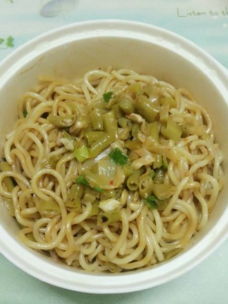 Mustard Noodles with Capers recipe