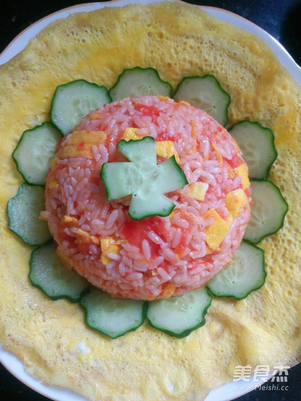 Fried Rice with Tomato and Egg recipe